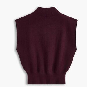 Commense brown sweater vest - small
